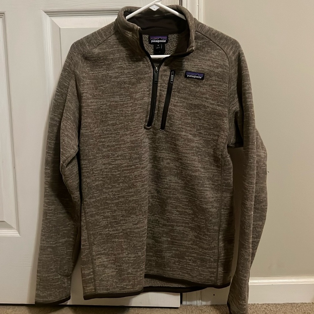 Patagonia quarter zip Better sweater in brown